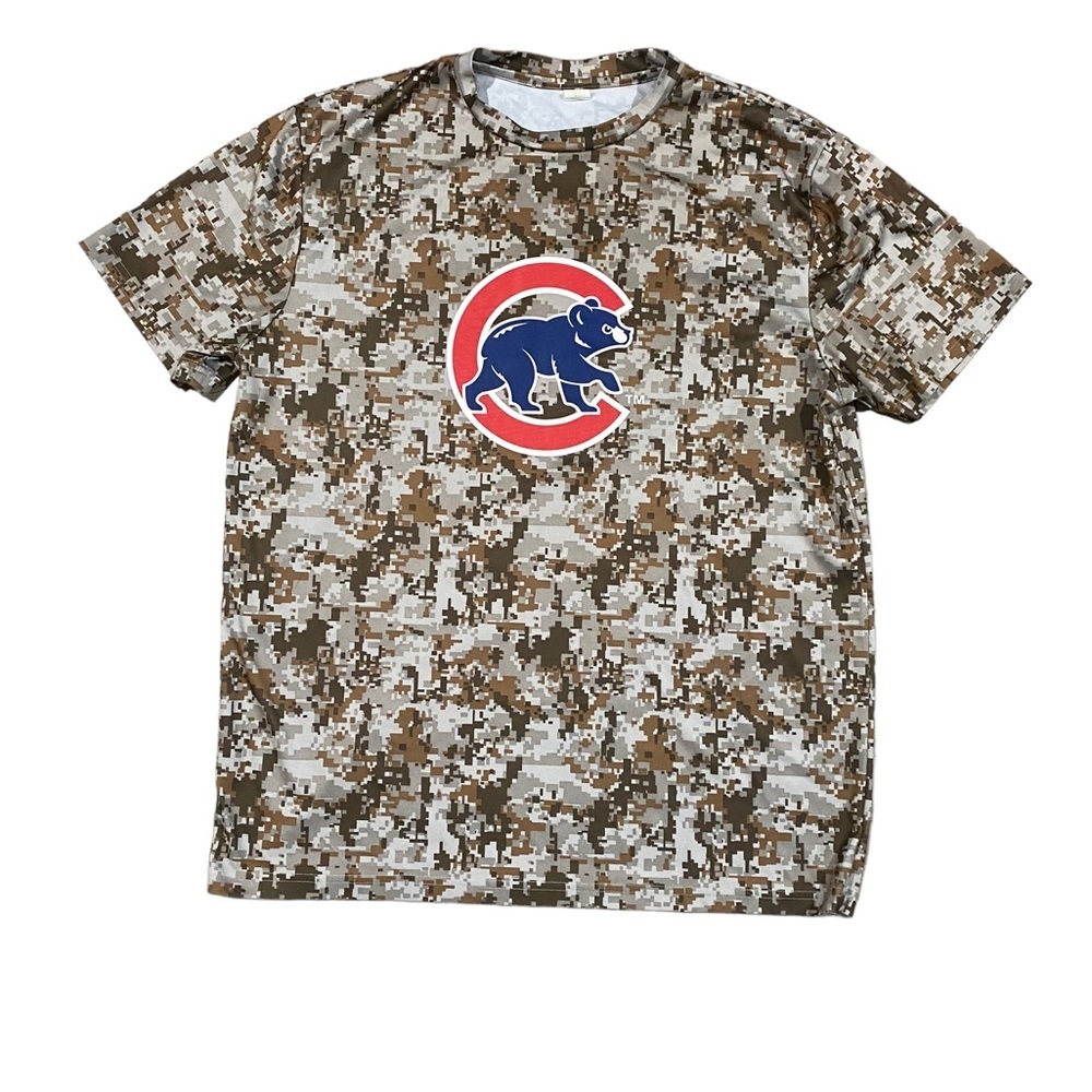 Men’s Cubs Camoauge Drifit Light‎ Short Sleeve Shirt